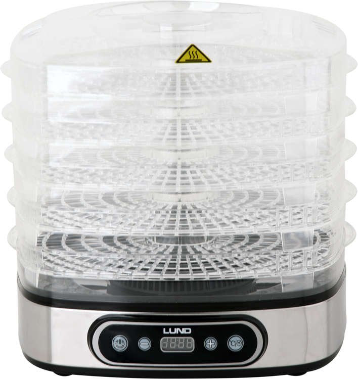 FOOD DEHYDRATOR 5 TRAYS 420-500W TIMER (68271)