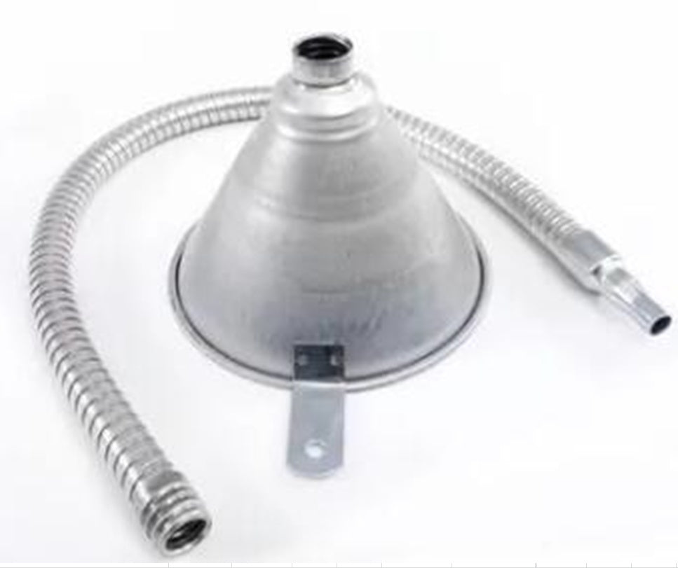 METAL FUNNEL WITH REMOVABLE FLEXIBLE TUBE | HEAVY DUTY (MF350)
