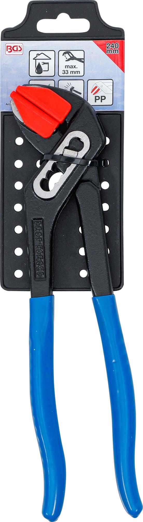 WATER PUMP PLIERS | WITH ADAPTABLE JAW PROTECTORS | 240 MM (72321)