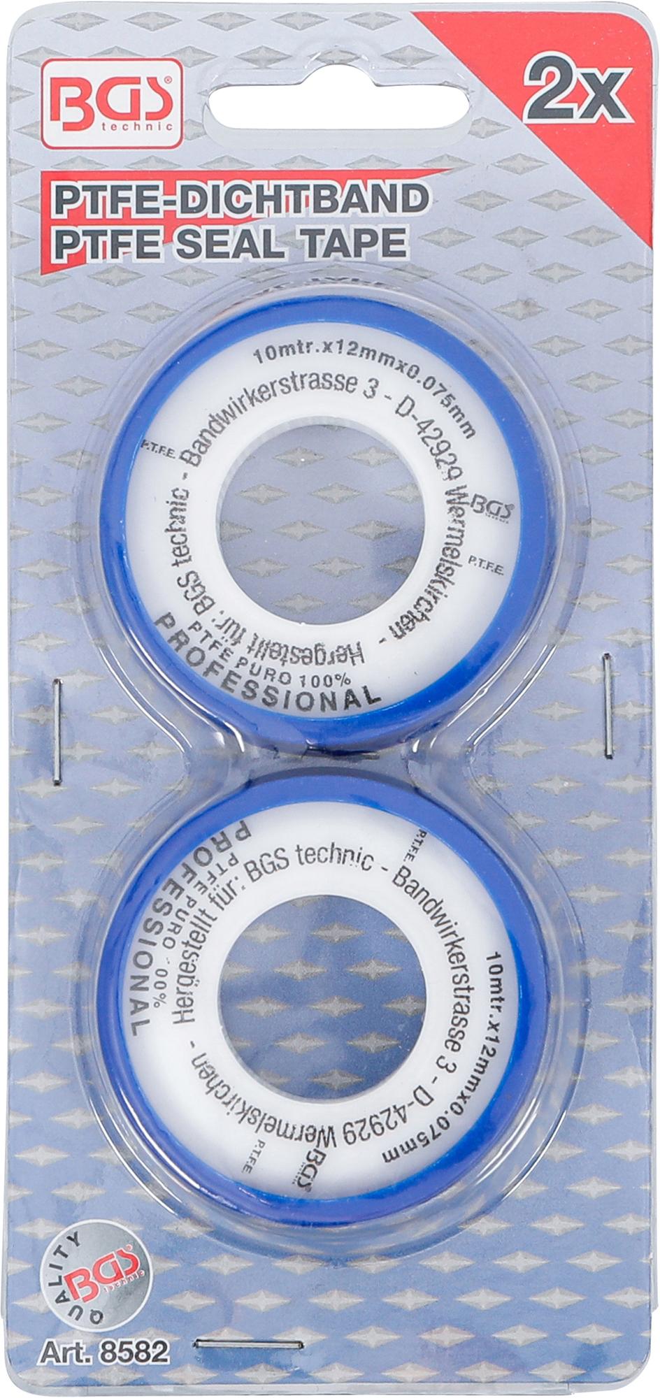 PTFE SEAL TAPE | 10 M | 2 PCS. (8582)