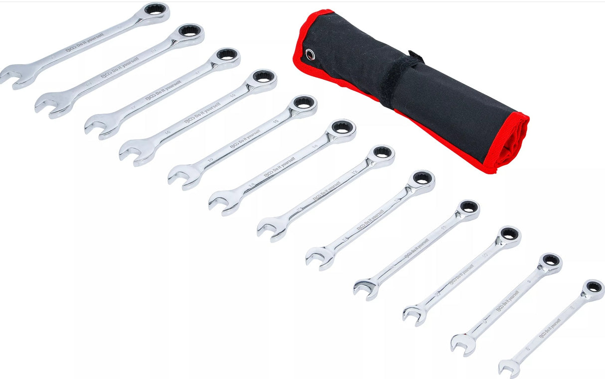 RATCHET COMBINATION WRENCH SET | 8 - 19 MM | 12 PCS. (30001)