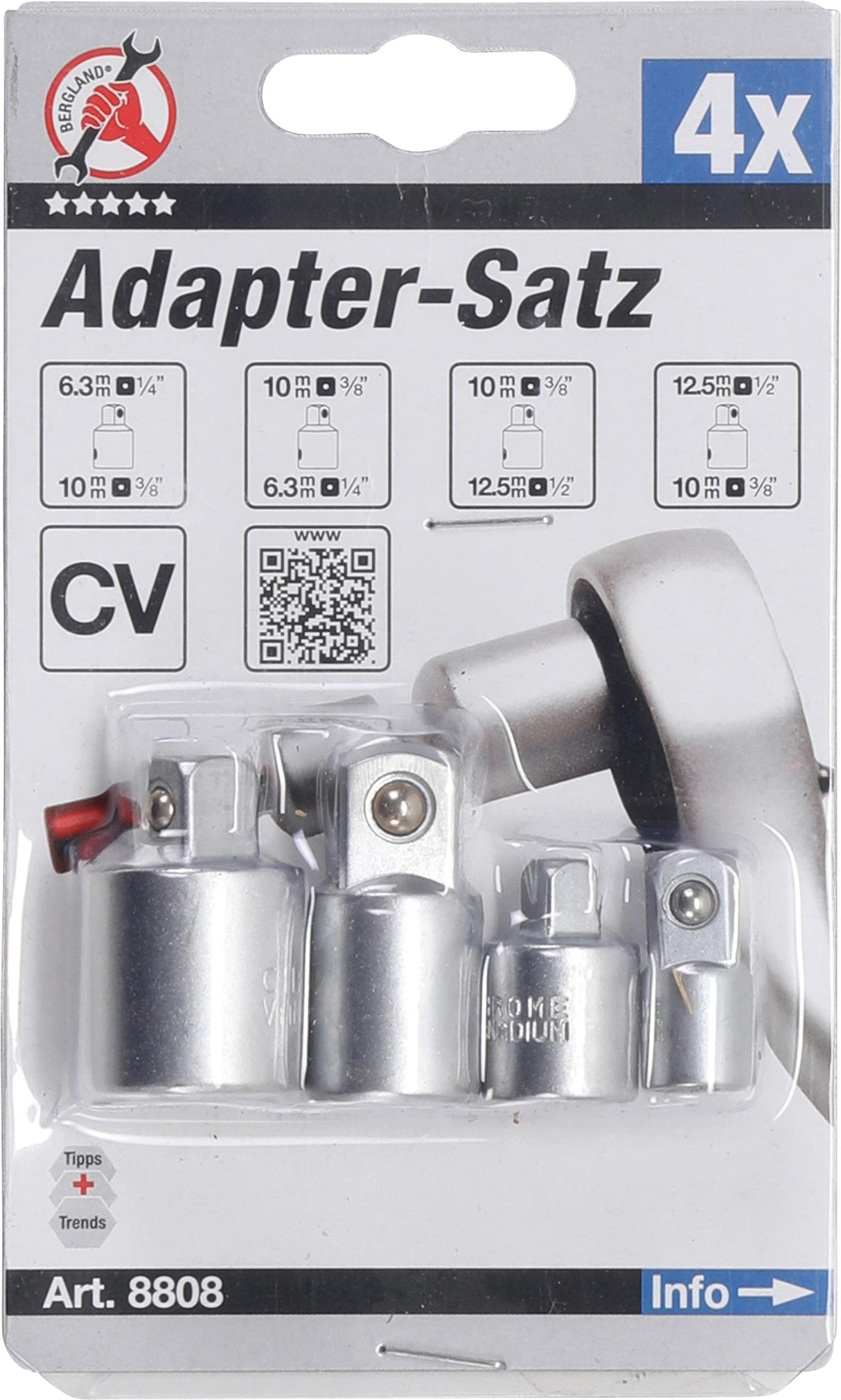 ADAPTOR SET | 4 PCS. (8808)