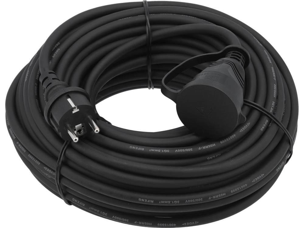 EXTENSION CORD H05RR-F 3X1.5MM2, 30M (YT-81027)