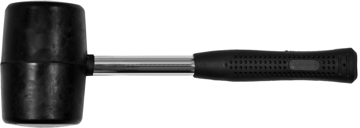 RUBBER MALLET WITH TUBULAR STEEL HANDLE (33908)