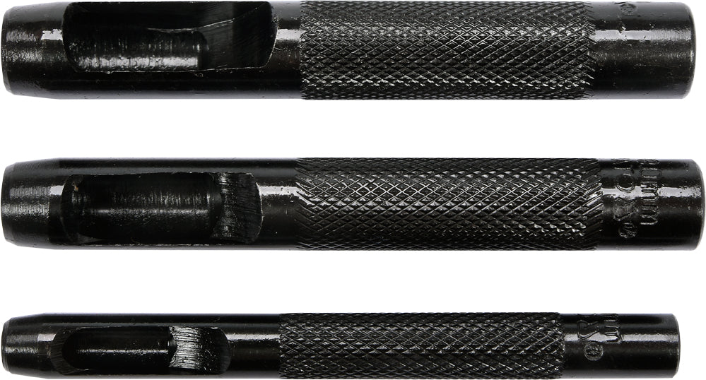 3PCS LEATHER PUNCH SET SIZES: 6-8-10 MM (YT-35881)