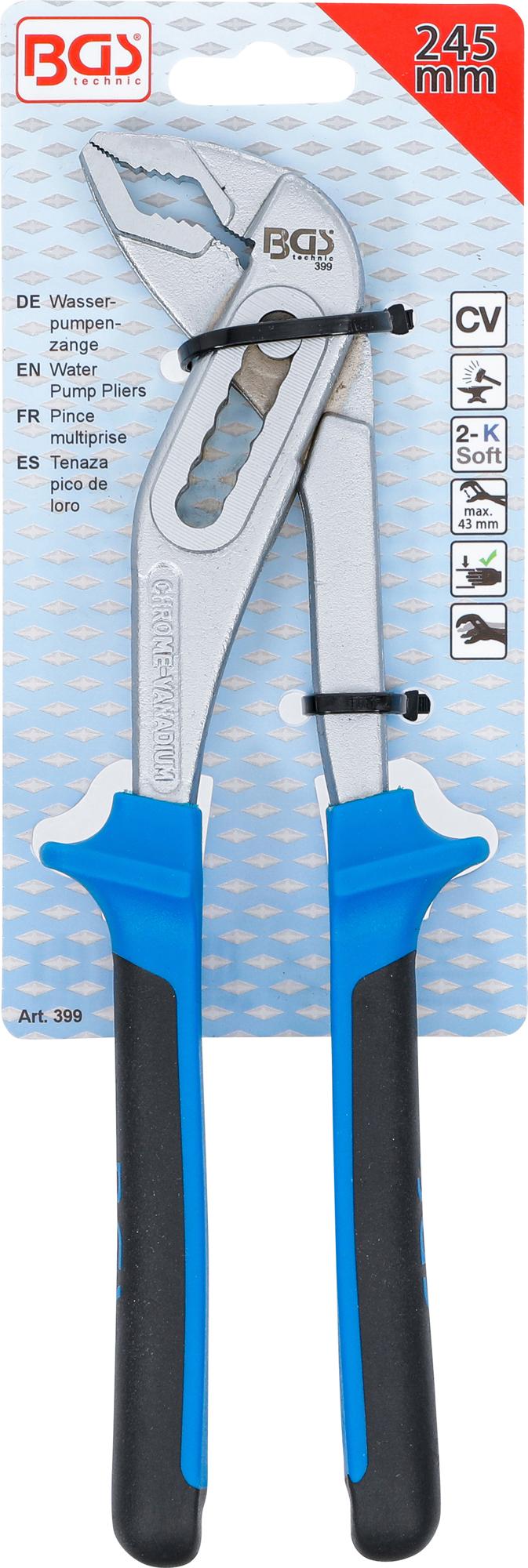 WATER PUMP PLIERS | BOX-JOINT TYPE | 245 MM (399)