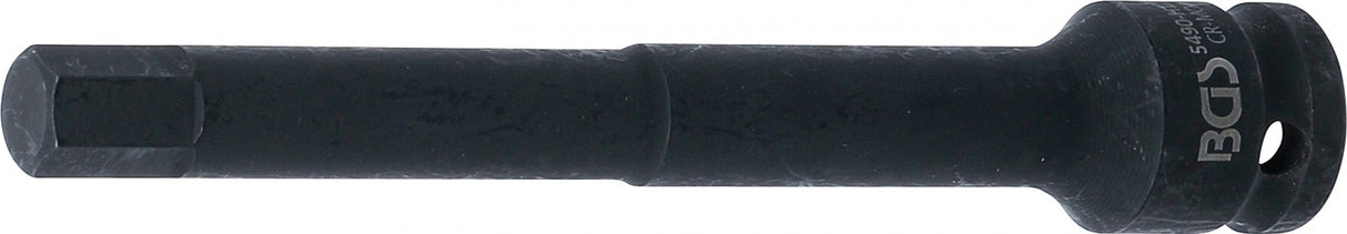 IMPACT BIT SOCKET | LENGTH 150 MM | 12.5 MM (1/2") DRIVE | INTERNAL HEXAGON 12 MM (5490-H12)