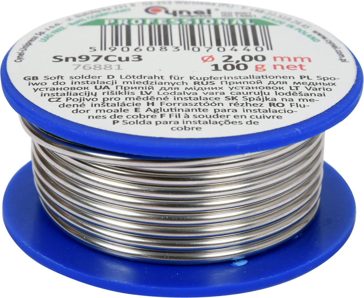 SOFT SOLDER 2MM 100G (76881)