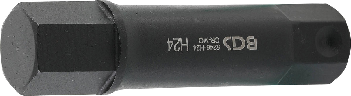 BIT | LENGTH 100 MM | 22 MM DRIVE | INTERNAL HEXAGON 24 MM (5246-H24)
