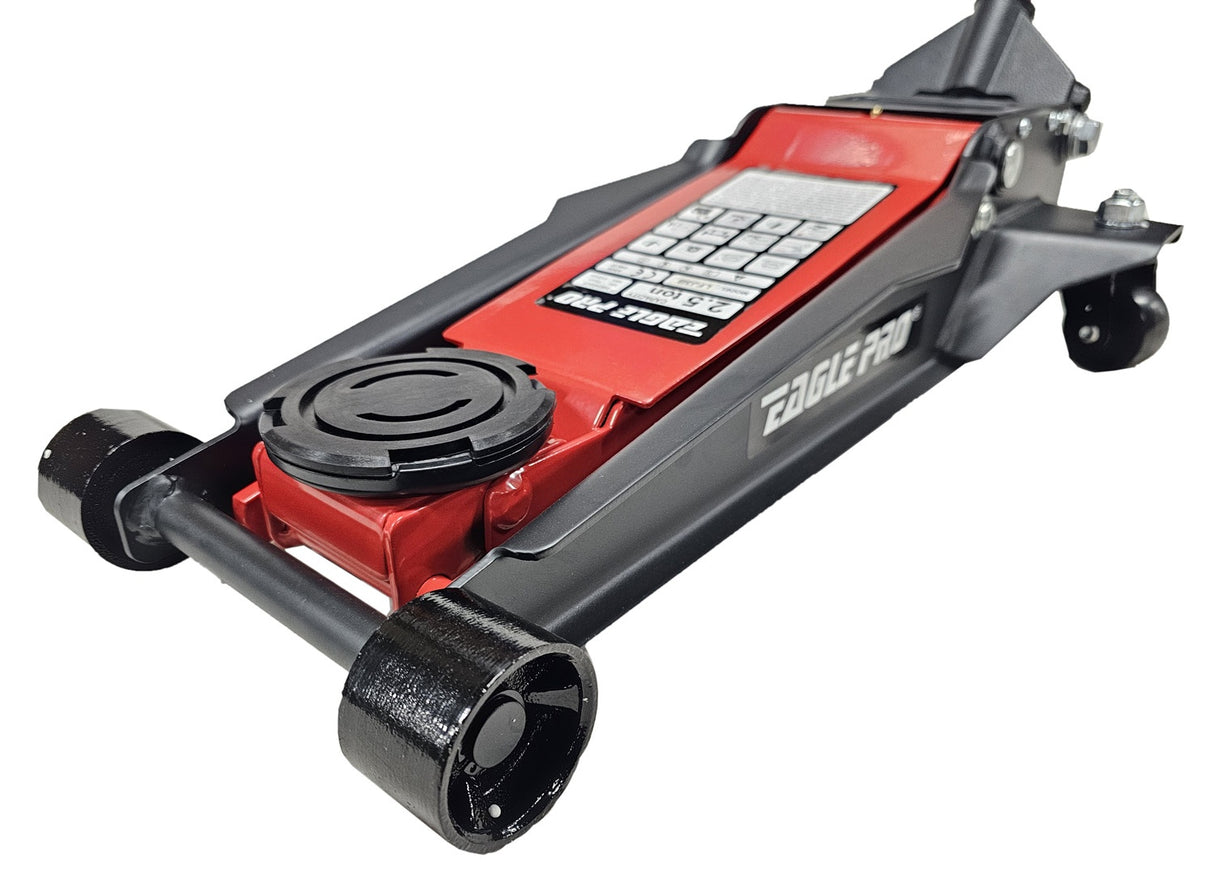 LOWERED JACK WITH WHEELS | DOUBLE PISTON | QUICK LIFTING | 70- 510 MM | 2.5 T (LFJ3B)