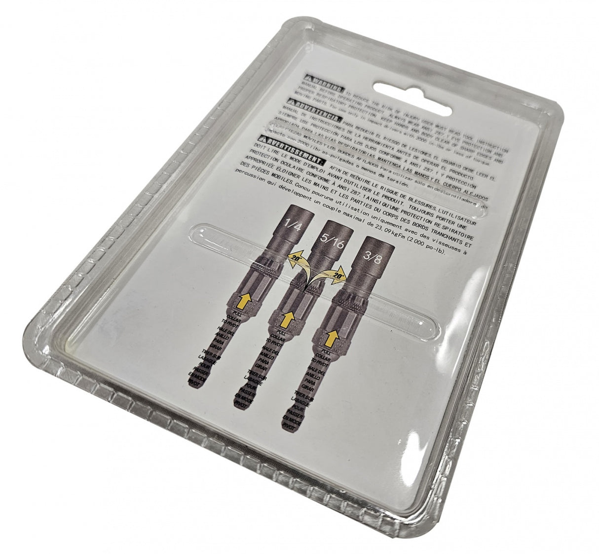 FLEX BIT HOLDERS | 0-20° | WITH MAGNET | 1/4", 3/8", 5/16" (ADA3S)
