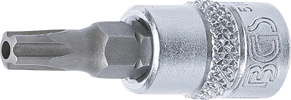 BIT SOCKET | 6.3 MM (1/4") DRIVE | T-STAR TAMPERPROOF (FOR TORX) TS27 (5184-TS27)