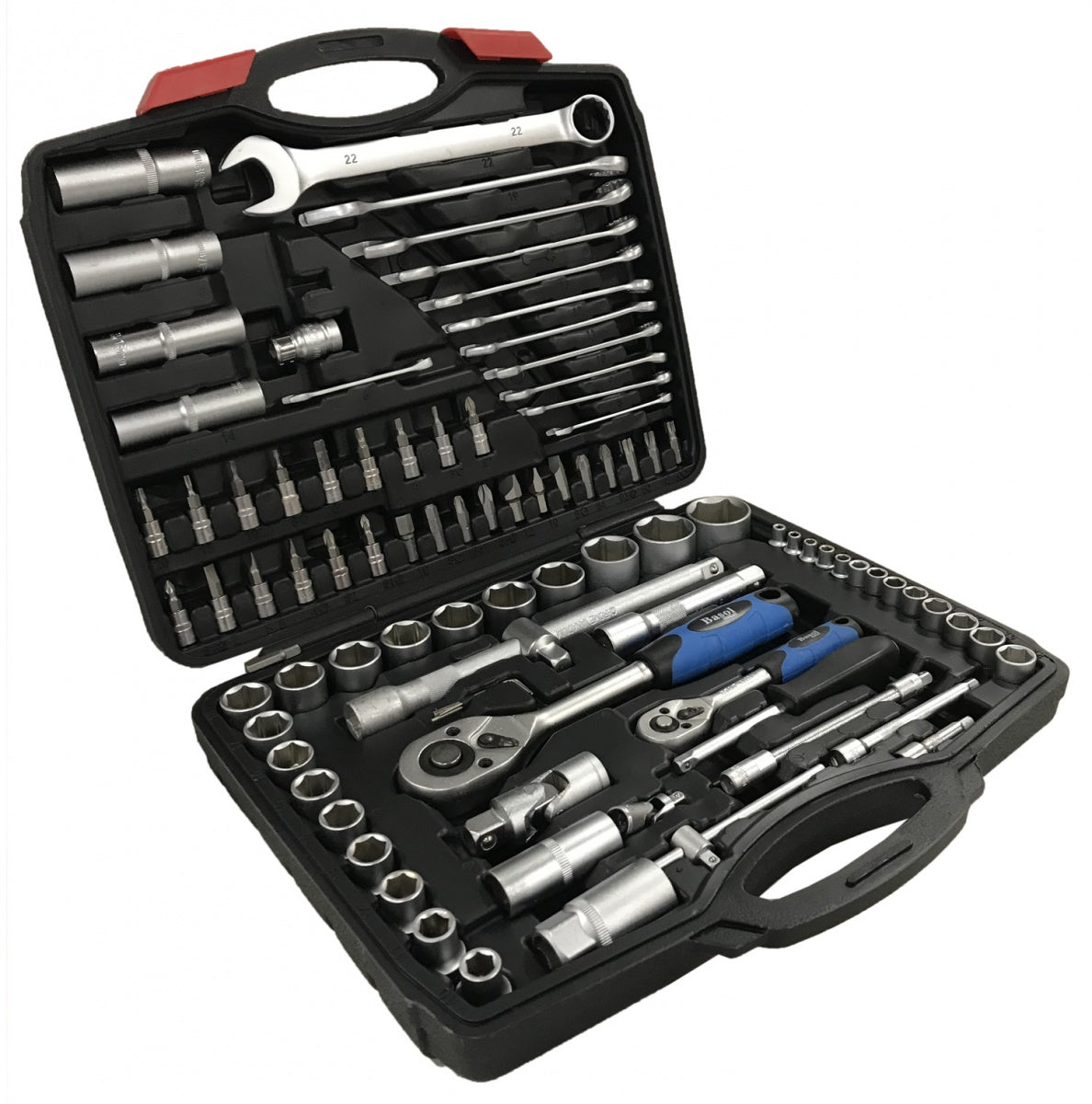 SOCKET AND WRENCH SET | 1/4" + 1/2" | 94 PCS. (BS0094)