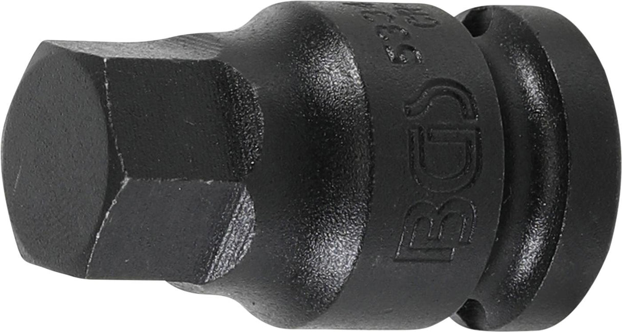 IMPACT BIT SOCKET | LENGTH 42 MM | 12.5 MM (1/2") DRIVE | INTERNAL HEXAGON 17 MM (5334-H17)