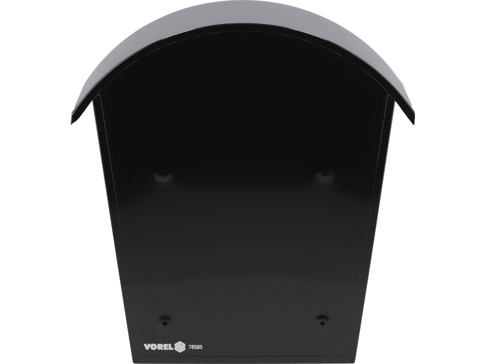 MAILBOX 380X320X105MM BLACK METALLIC (78585)
