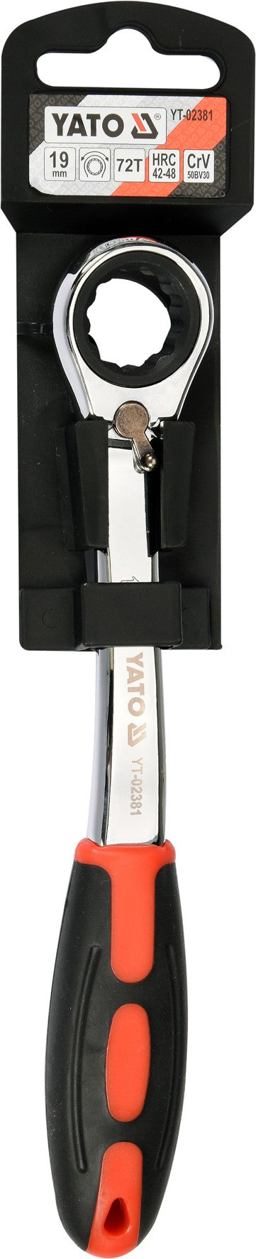COMBINATION RATCHET WRENCH 19MM (YT-02381)