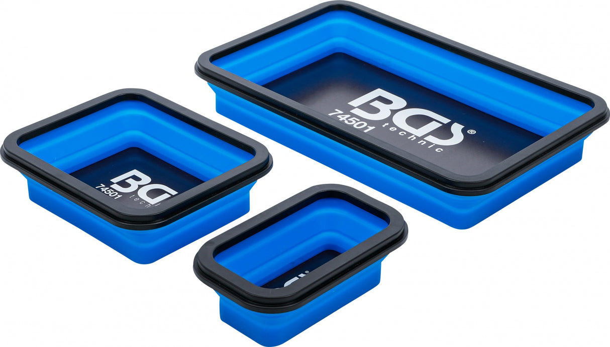 MAGNETIC SHELL SET | SILICONE | FOLDABLE | 3 PCS. (74501B)
