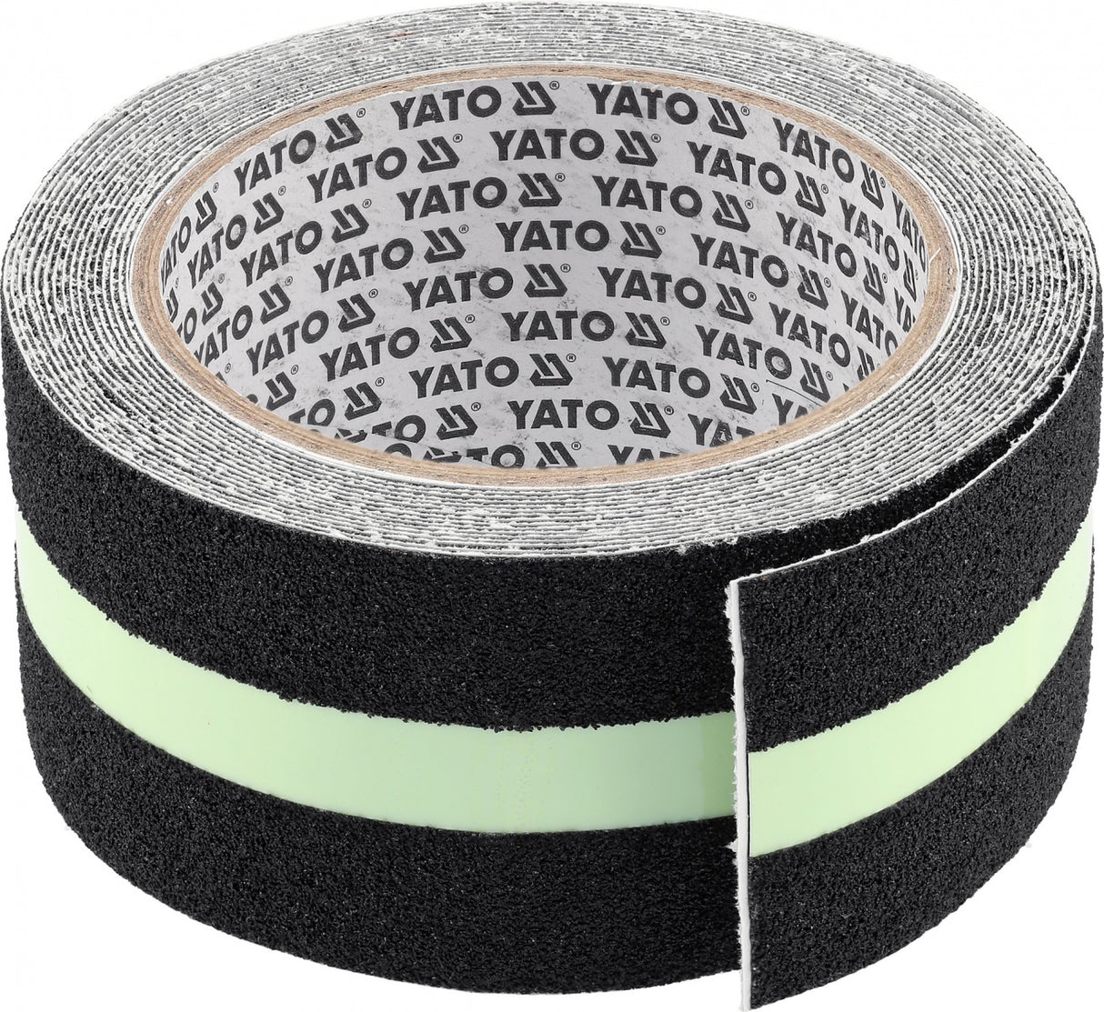 BLACK + REFLECTIVE ANTI-SLIP PVC TAPE FOR STAIRS AND PASSAGES | 50 MM X 5 M (YT-72507)