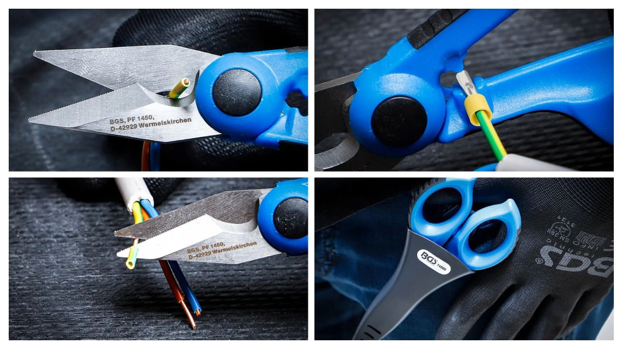ELECTRICIAN'S SCISSORS | STAINLESS STEEL | 150 MM (74566)