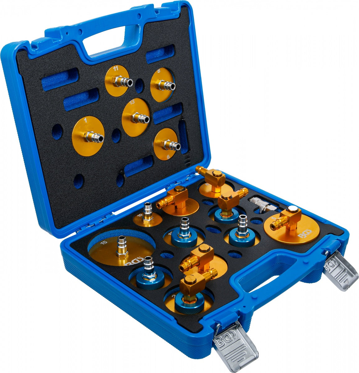 BRAKE BLEEDER ADAPTER SET | 17 PCS. (74664)