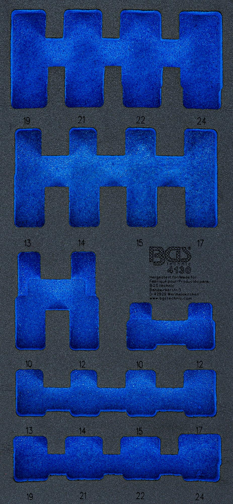 TOOL TRAY 1/3, EMPTY | FOR BGS 4130 (4130-1)