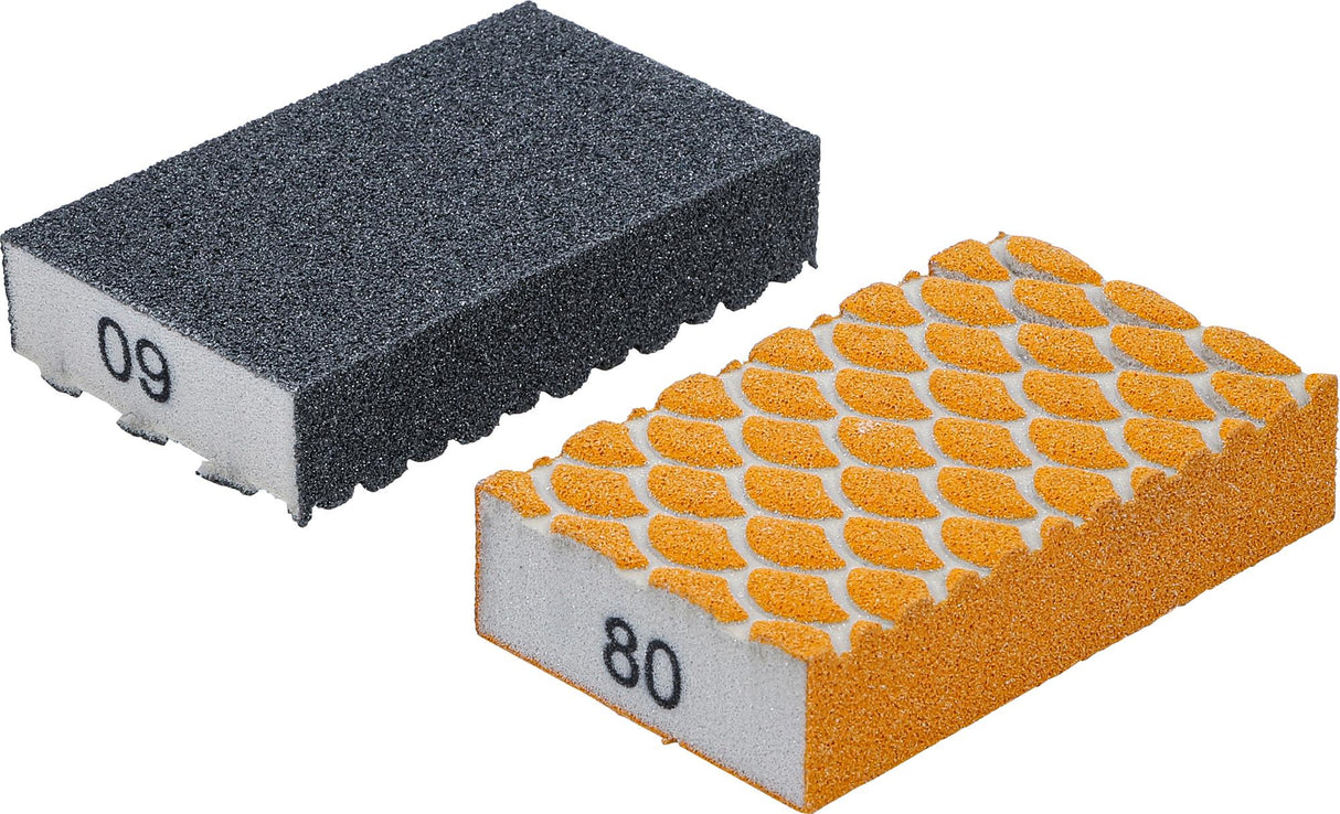 ABRASIVE SPONGE SET | K 60, 80 | 2 PCS. (80811)