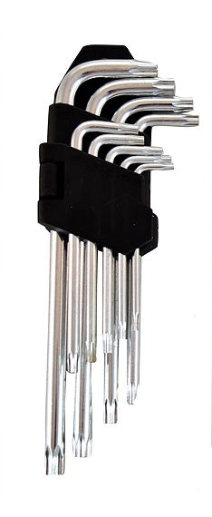 LONG BENT WRENCH SET | T-STAR (TORX) T10 - T50 | 9 PCS. (ES10700)