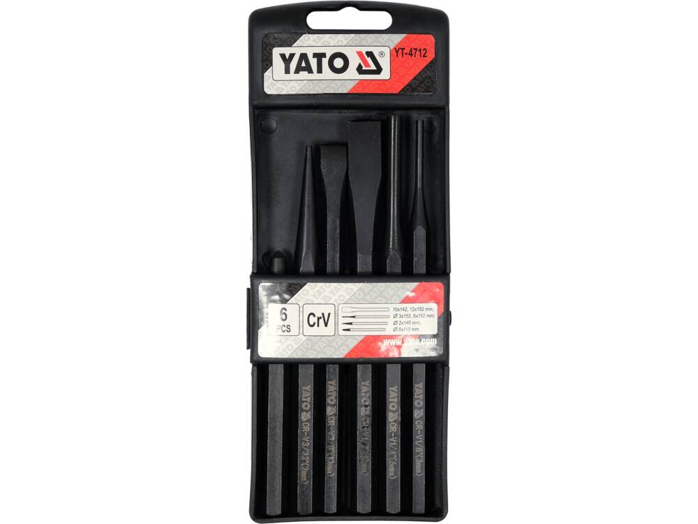 CHISEL AND PUNCH SET (YT-4712)