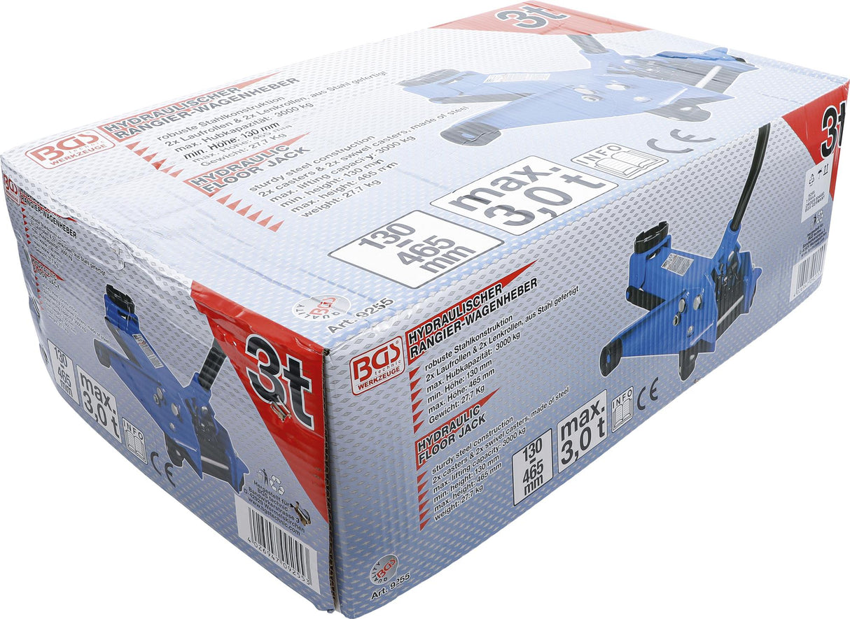 FLOOR JACK | HYDRAULIC | 3 T (9255)