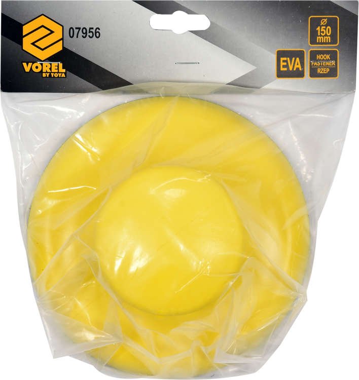 BACKING PAD VELCRO HAND | 150 MM (07956)