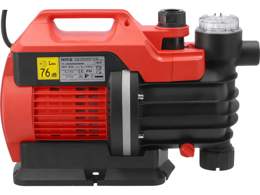 GARDEN PUMP WITH FILTER 1300W (YT-85364)