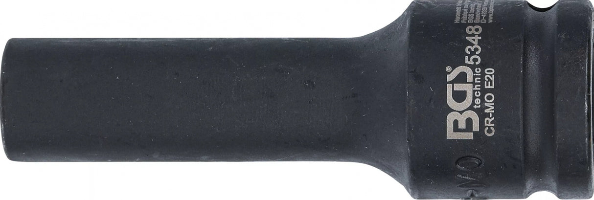 IMPACT SOCKET E-TYPE, DEEP | 20 MM (3/4") DRIVE | E20 (5348)
