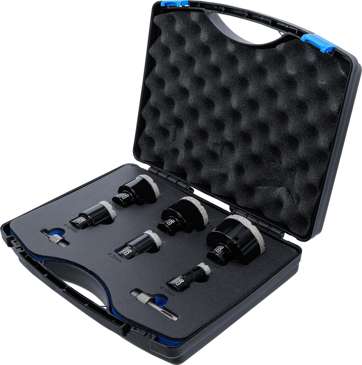 DIAMOND CORE DRILL BIT SET | 20 - 68 MM | 8 PCS. (74275)
