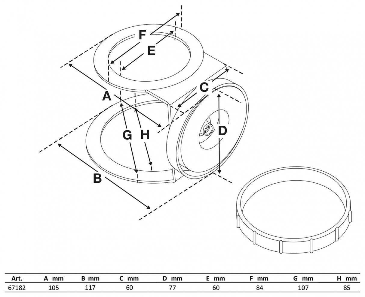 MAGNETIC HOLDER | FOR IMPACT WRENCH (67182B)