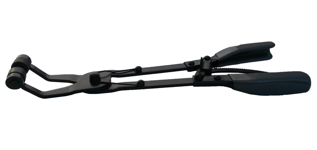 COOLING HOSE CLAMP PLIERS | WITH RATCHET | CURVED | 340 MM (SK1976)