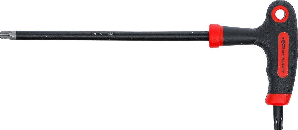 T-HANDLE L-TYPE WRENCH | T-STAR TAMPERPROOF/NON-TAMPERPROOF (FOR TORX) | T40 (7880-T40)