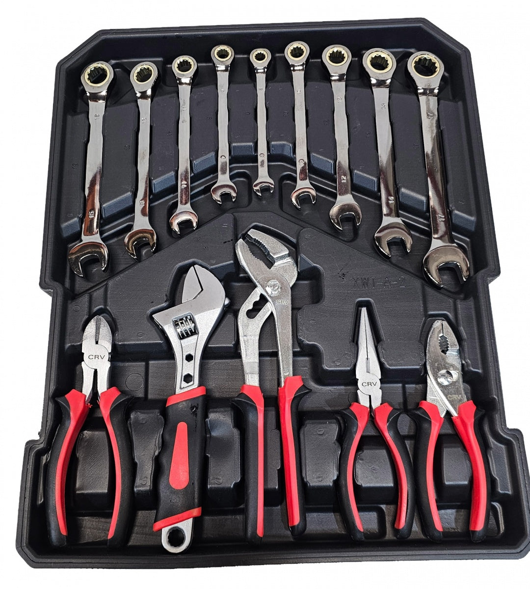 TOOL SET IN ALUMINUM CASE | RATCHETING WRENCHES | WITH WHEELS | 187 PCS. (SK582419)