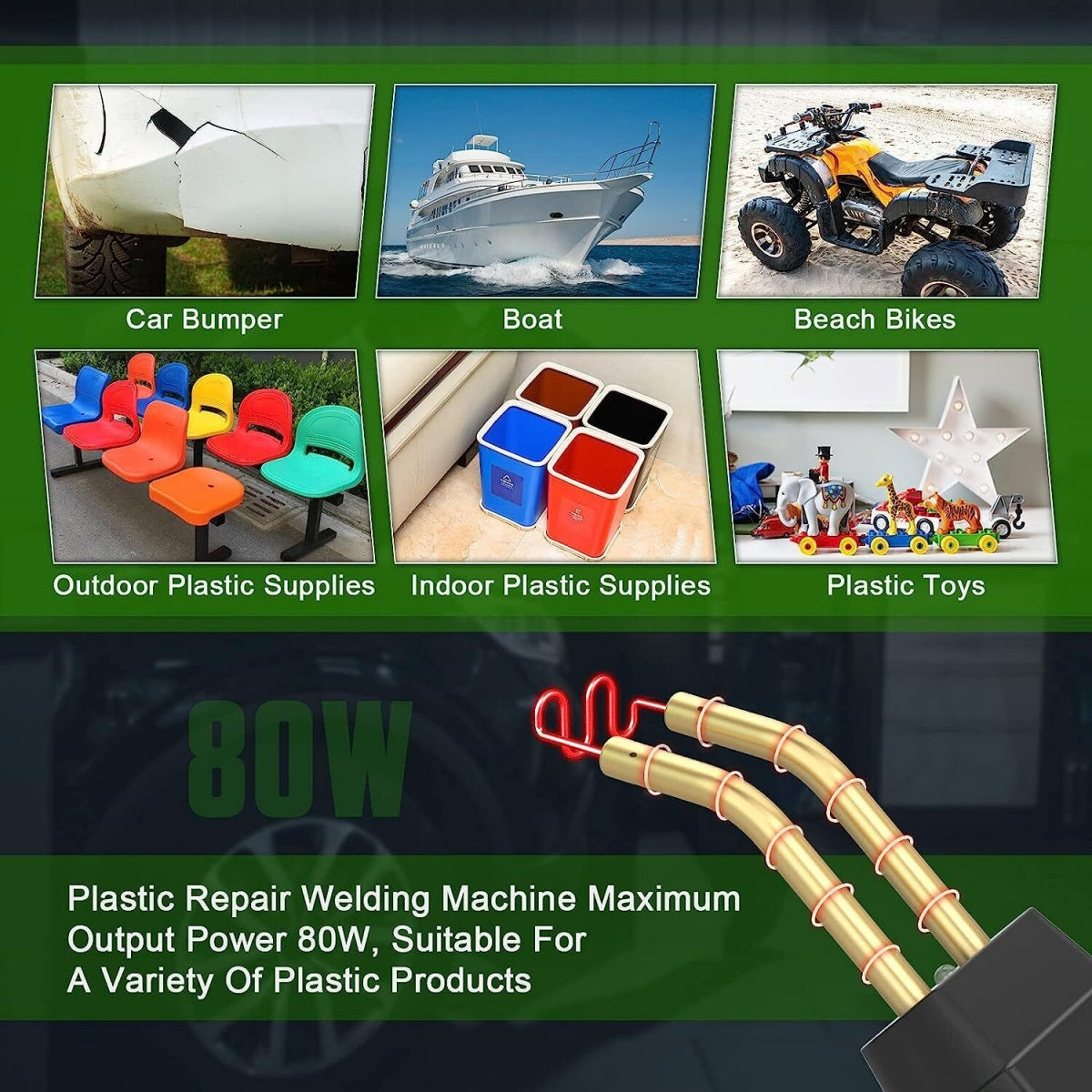 PLASTIC REPAIR SYSTEM/DEVICE | + 600 PCS. STAPLES (HS80W)