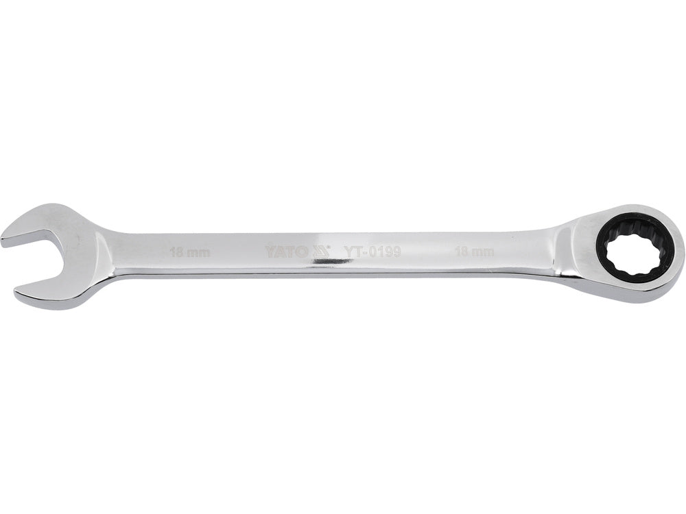 COMBINATION RATCHET WRENCH, 18MM (YT-0199)