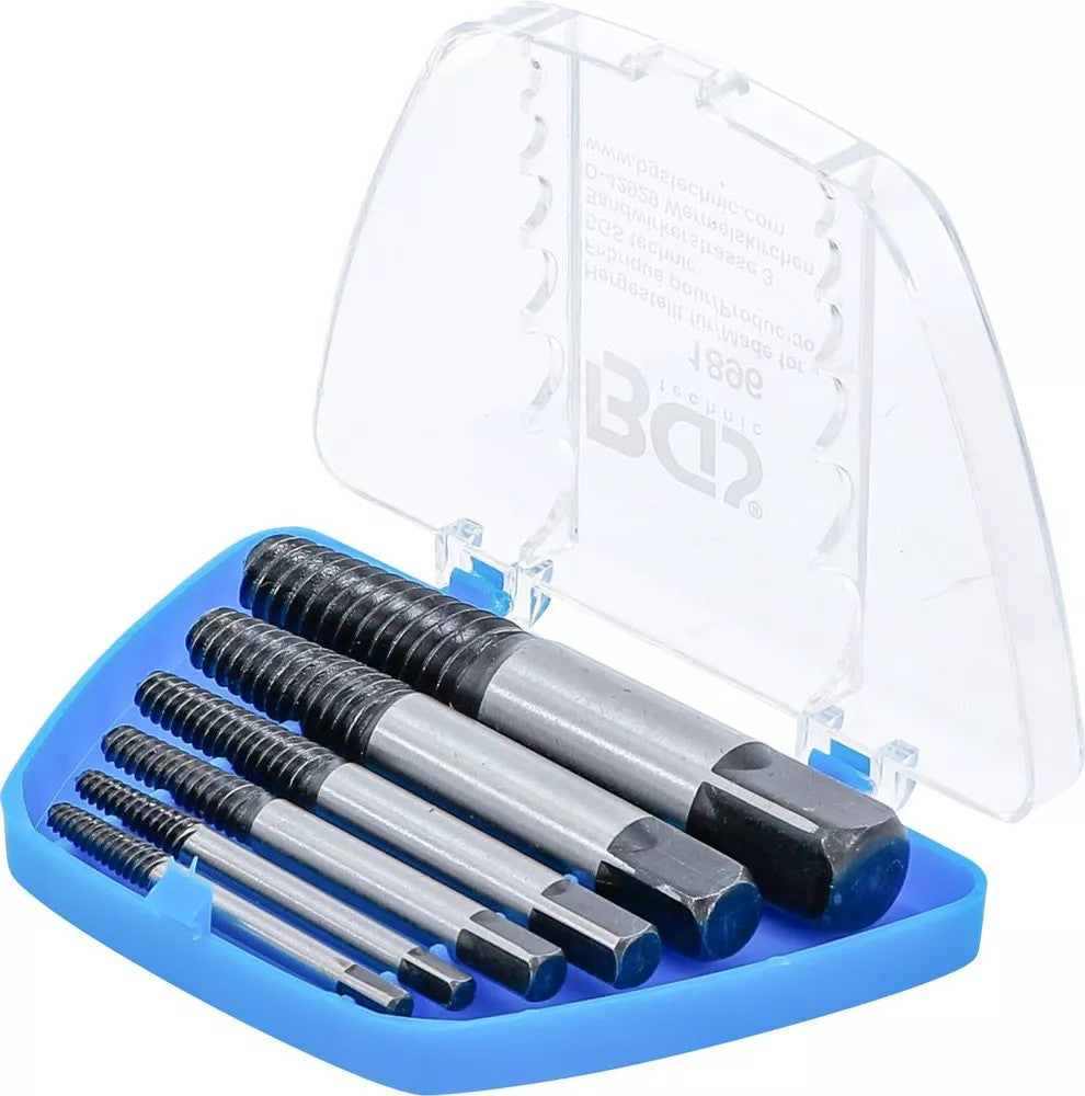 SCREW EXTRACTOR SET | SIZES 1 - 6 | 6 PCS. (1896)