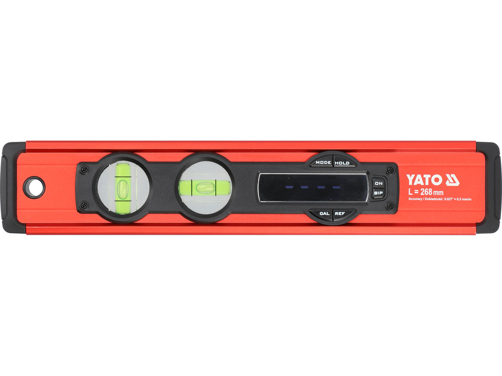 ALUMINIUM DIGITAL LEVEL 268MM WITH LED AND MAGNETS (YT-30396)