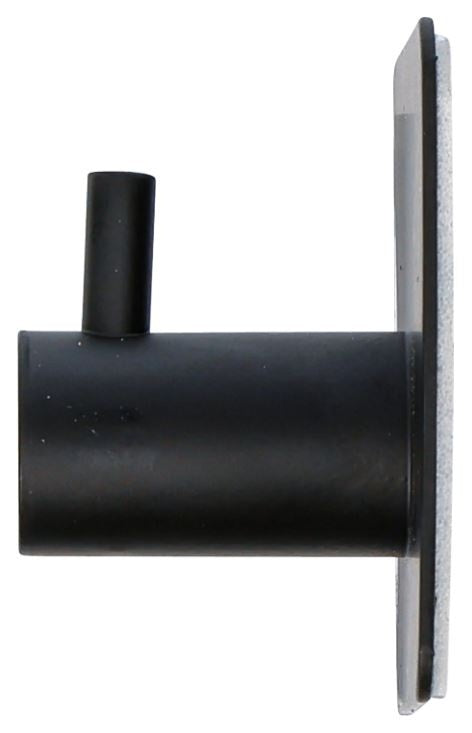 SELF-ADHESIVE METAL HOOKS FOR TOWELS ETC. SET | BLACK | 6 PCS (88240)