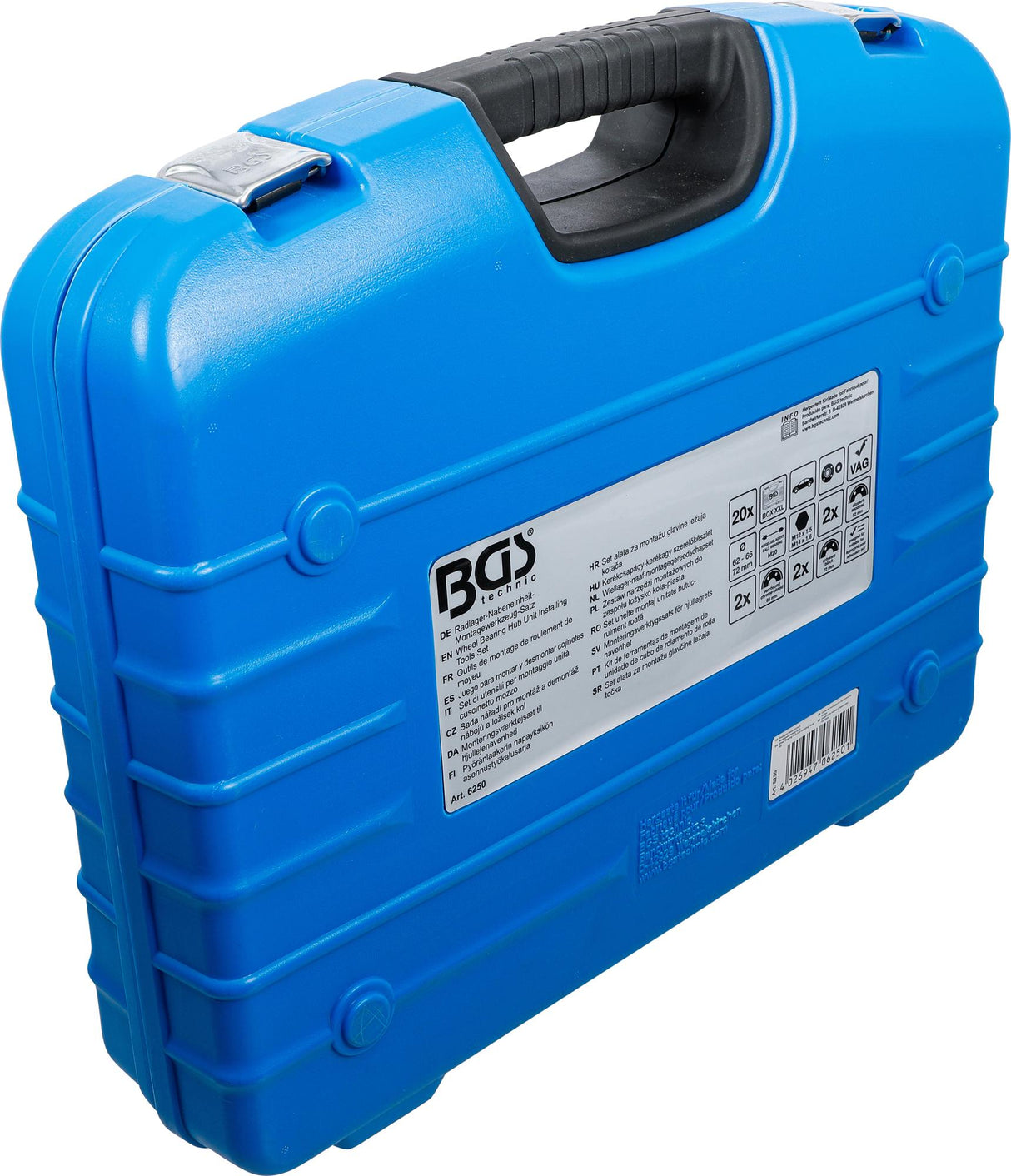 WHEEL BEARING HUB UNIT INSTALLING TOOLS SET | FOR VAG | BEARING UNIT Ø 62, 66, 72 MM (6250)