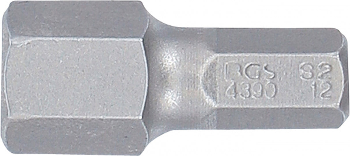 BIT | LENGTH 30 MM | 8 MM (5/16") DRIVE | INTERNAL HEXAGON 12 MM (4390)