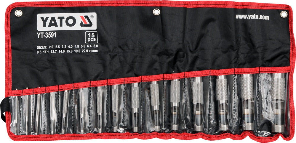 PUNCH SET 15PCS (YT-3591)