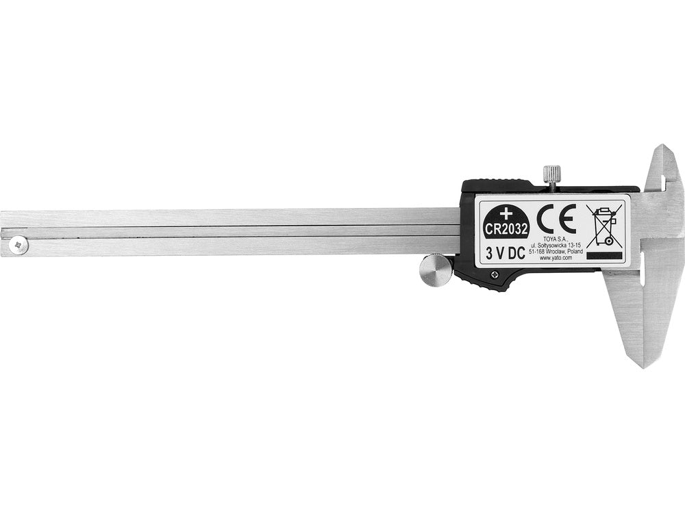 DIGITAL CALIPER | 150 MM | WATERPROOF | 2.4" DISPLAY (YT-72025)