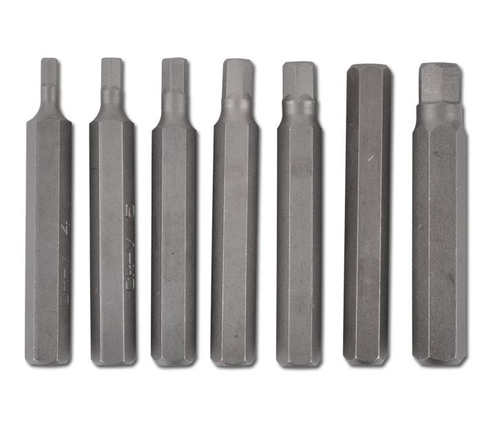 BIT SET | 10 MM (3/8") DRIVE | INTERNAL HEXAGON | 15 PCS. (5070)