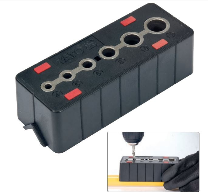 STRAIGHT HOLE DOWELING JIG KIT (YT-39700)