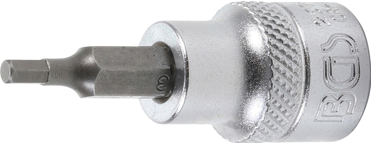 BIT SOCKET | 10 MM (3/8") DRIVE | INTERNAL HEXAGON 3 MM (2576)