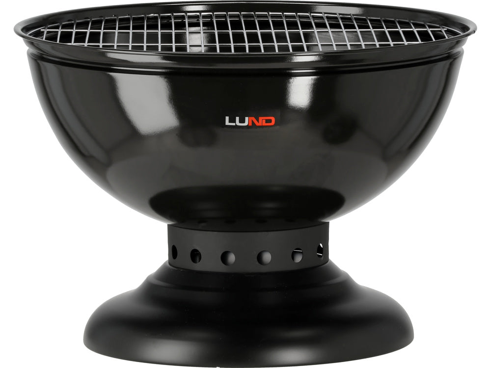 STEEL FIRE PIT WITH GRID 54CM (99717)